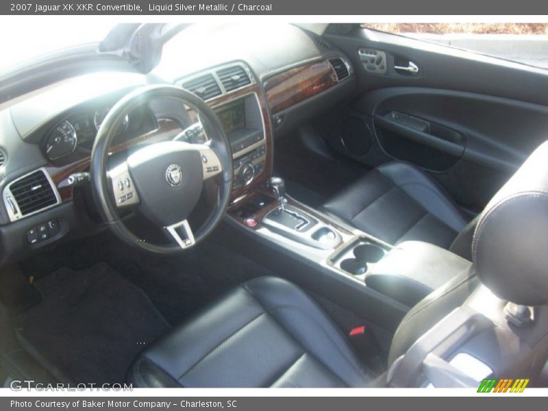 Liquid Silver Metallic / Charcoal 2007 Jaguar XK XKR Convertible