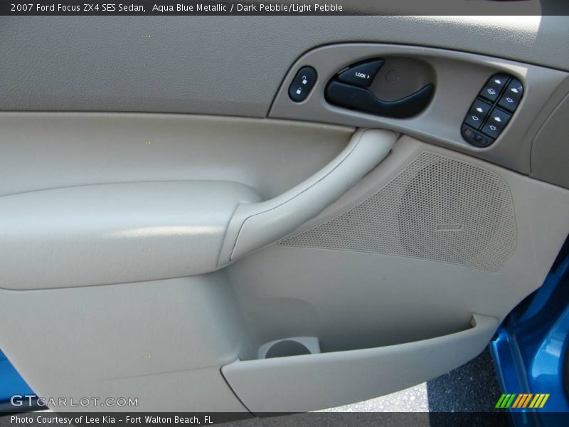 Aqua Blue Metallic / Dark Pebble/Light Pebble 2007 Ford Focus ZX4 SES Sedan