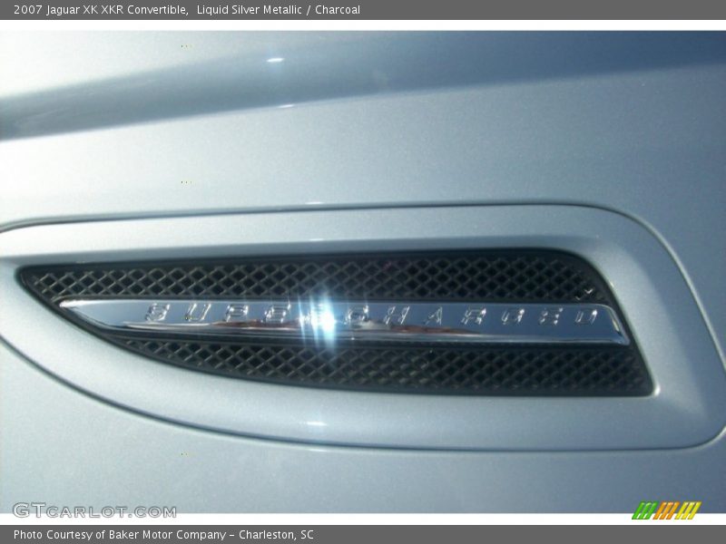 Liquid Silver Metallic / Charcoal 2007 Jaguar XK XKR Convertible