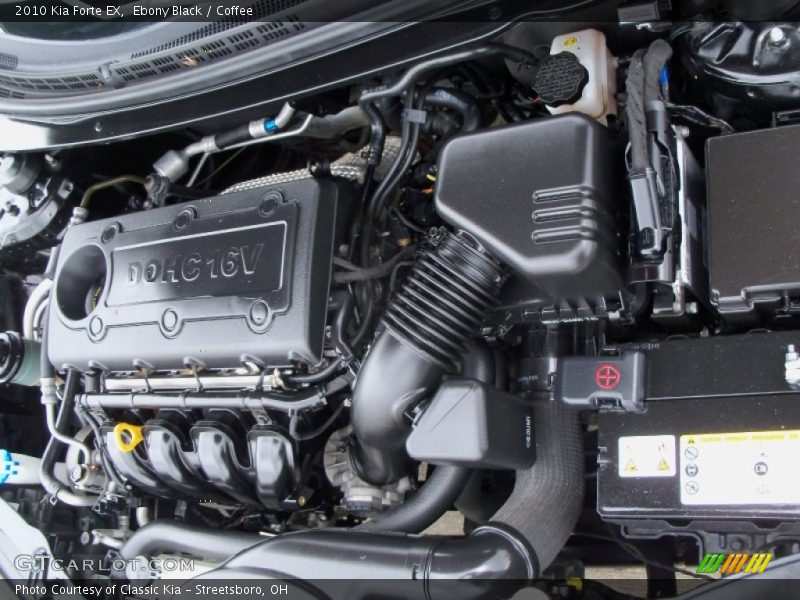 Ebony Black / Coffee 2010 Kia Forte EX