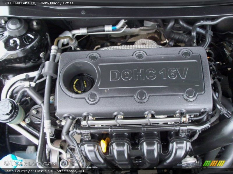 Ebony Black / Coffee 2010 Kia Forte EX