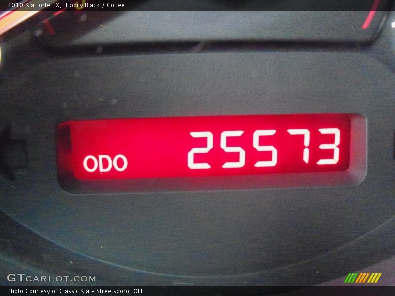 Ebony Black / Coffee 2010 Kia Forte EX