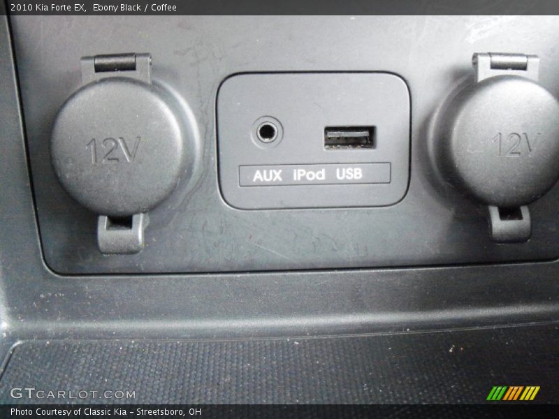 Ebony Black / Coffee 2010 Kia Forte EX