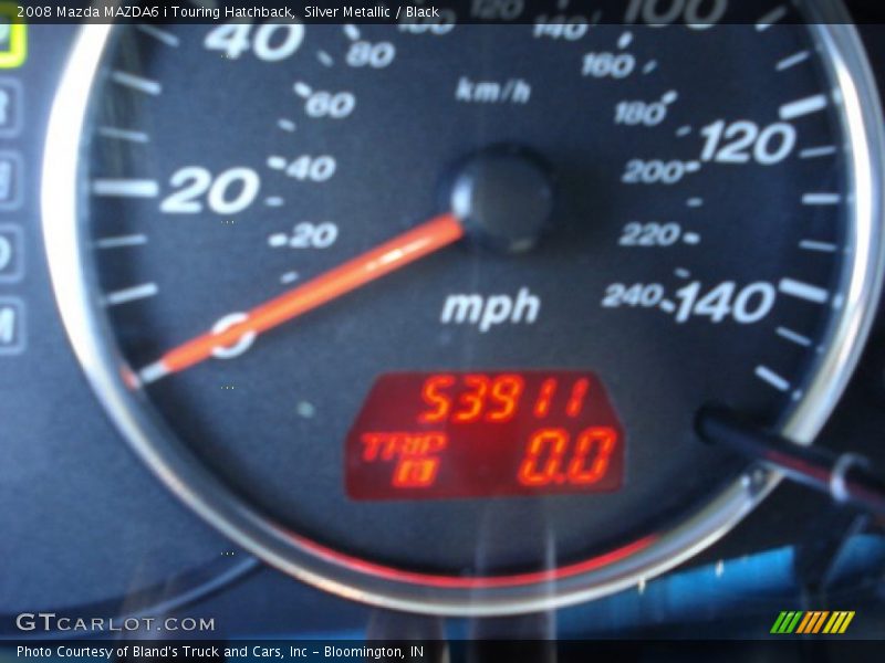 Silver Metallic / Black 2008 Mazda MAZDA6 i Touring Hatchback