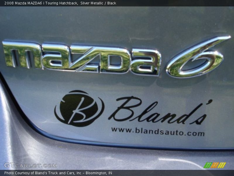 Silver Metallic / Black 2008 Mazda MAZDA6 i Touring Hatchback