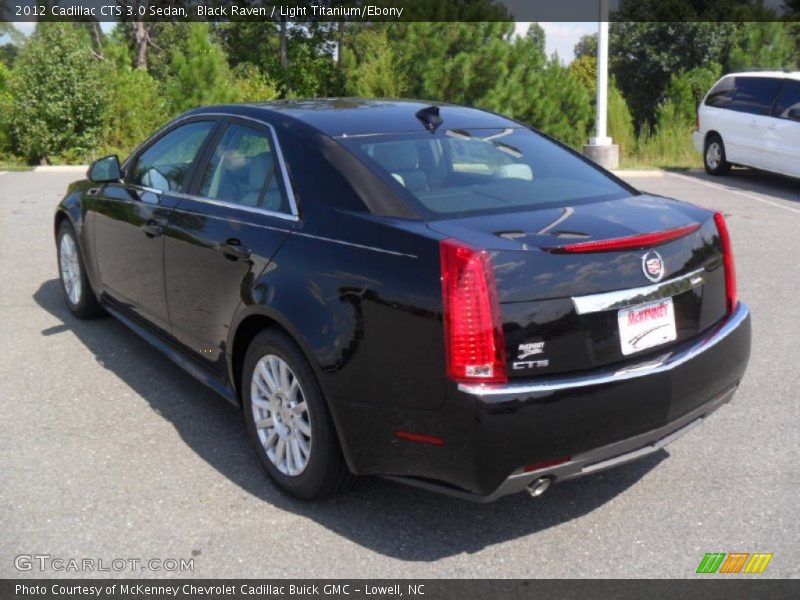 Black Raven / Light Titanium/Ebony 2012 Cadillac CTS 3.0 Sedan