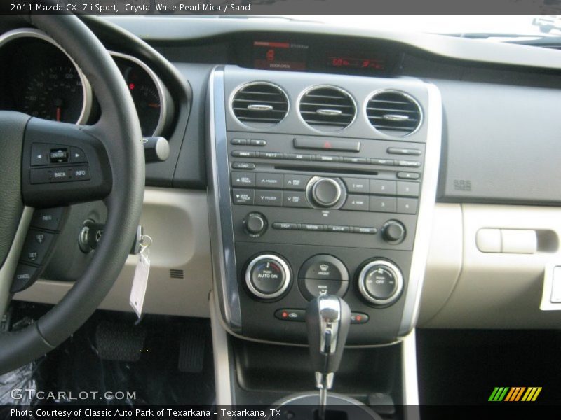 Crystal White Pearl Mica / Sand 2011 Mazda CX-7 i Sport