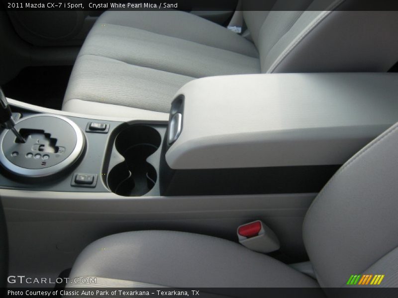 Crystal White Pearl Mica / Sand 2011 Mazda CX-7 i Sport
