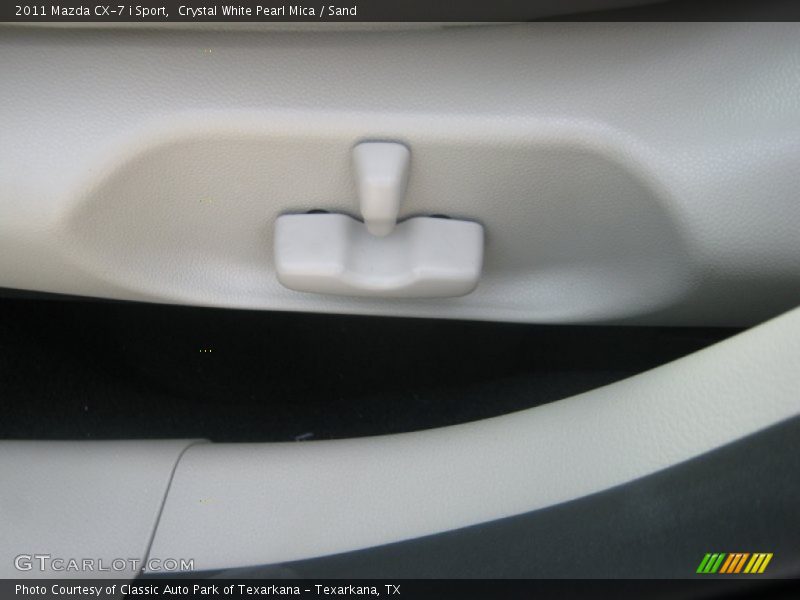 Crystal White Pearl Mica / Sand 2011 Mazda CX-7 i Sport