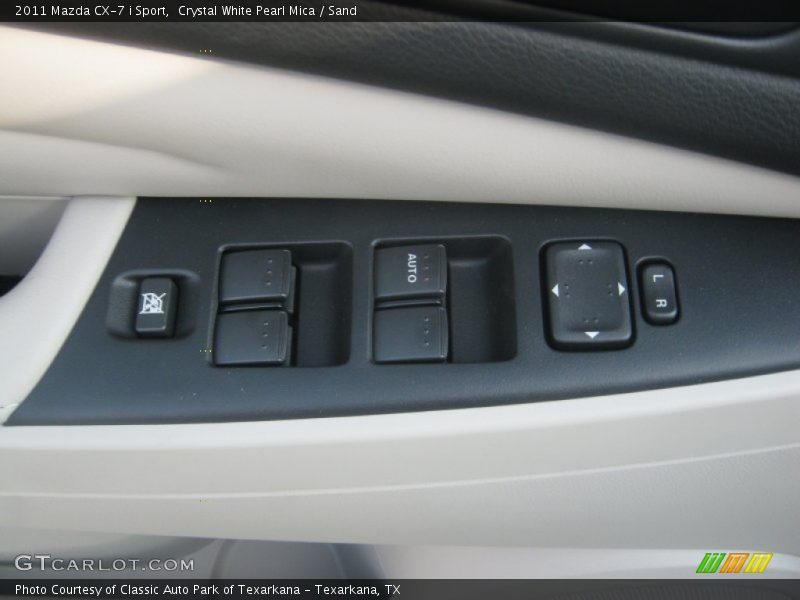 Crystal White Pearl Mica / Sand 2011 Mazda CX-7 i Sport