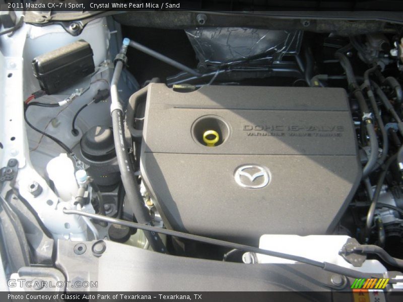 Crystal White Pearl Mica / Sand 2011 Mazda CX-7 i Sport