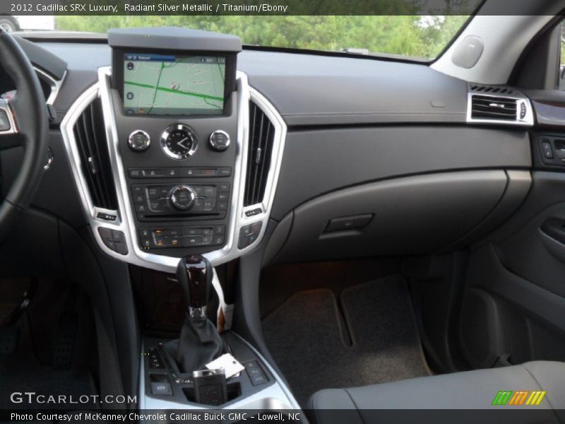 Radiant Silver Metallic / Titanium/Ebony 2012 Cadillac SRX Luxury