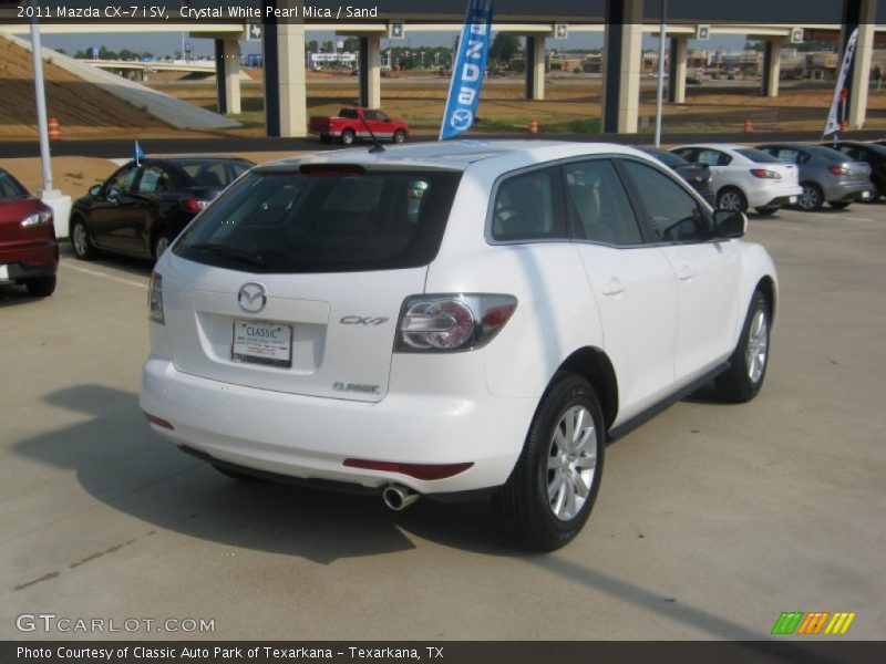 Crystal White Pearl Mica / Sand 2011 Mazda CX-7 i SV