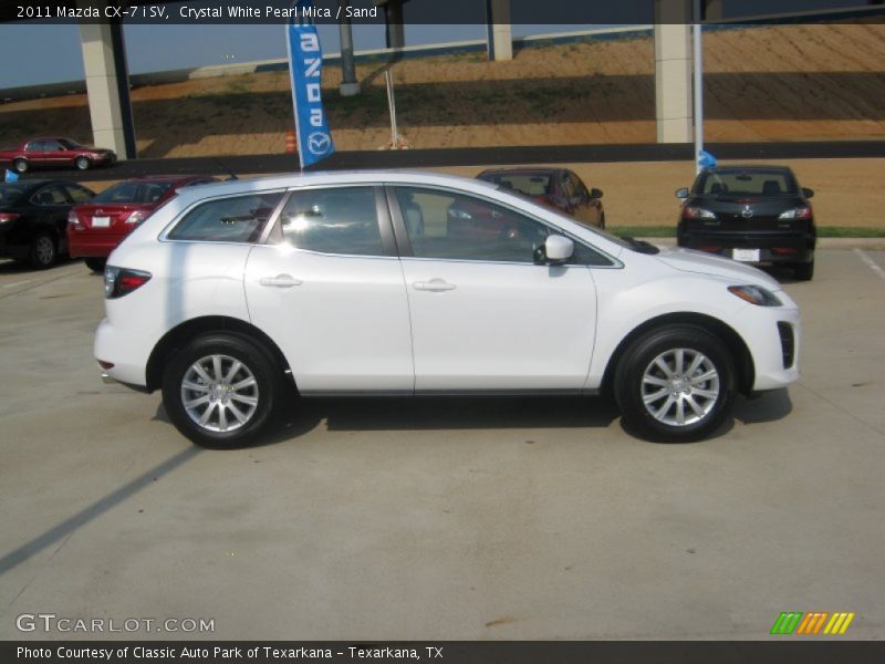 Crystal White Pearl Mica / Sand 2011 Mazda CX-7 i SV