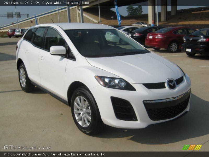 Crystal White Pearl Mica / Sand 2011 Mazda CX-7 i SV