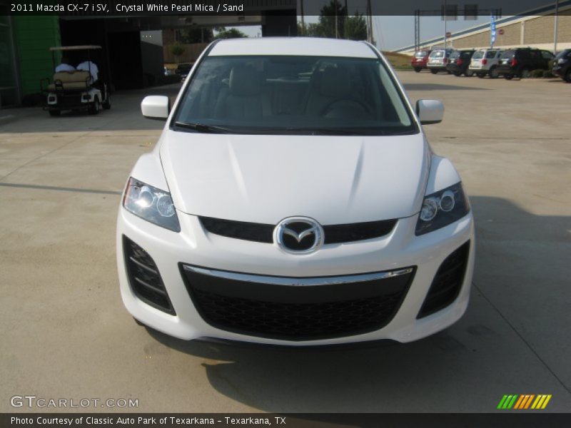 Crystal White Pearl Mica / Sand 2011 Mazda CX-7 i SV