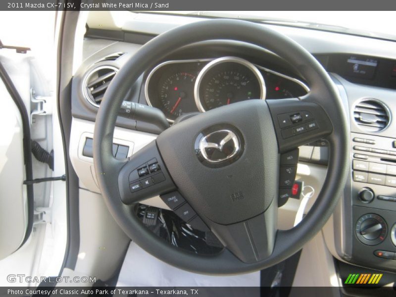 Crystal White Pearl Mica / Sand 2011 Mazda CX-7 i SV