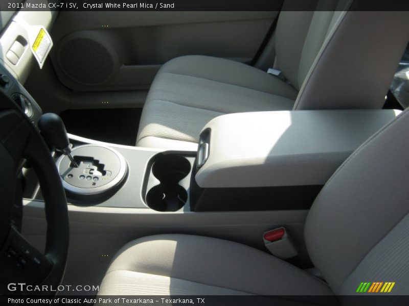 Crystal White Pearl Mica / Sand 2011 Mazda CX-7 i SV