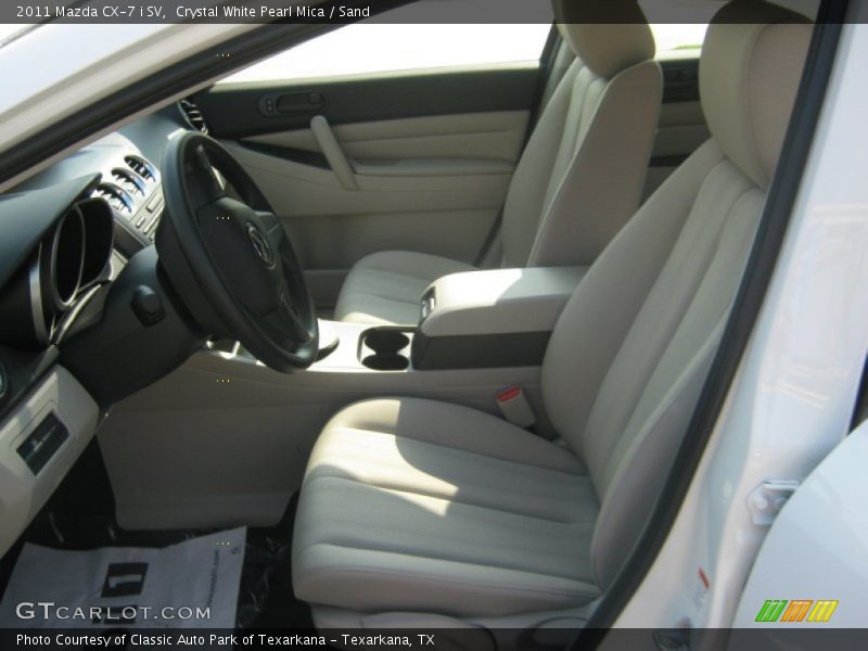 Crystal White Pearl Mica / Sand 2011 Mazda CX-7 i SV