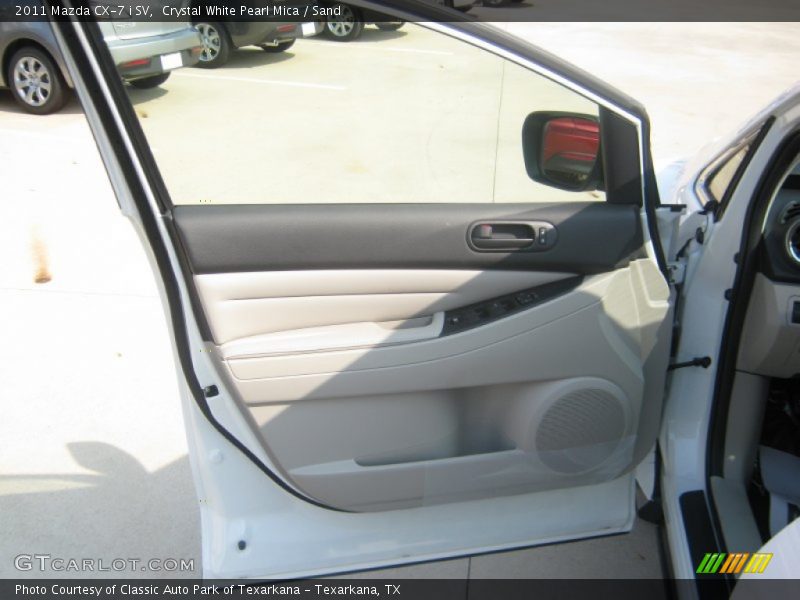 Crystal White Pearl Mica / Sand 2011 Mazda CX-7 i SV