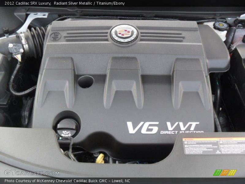  2012 SRX Luxury Engine - 3.6 Liter DI DOHC 24-Valve VVT V6