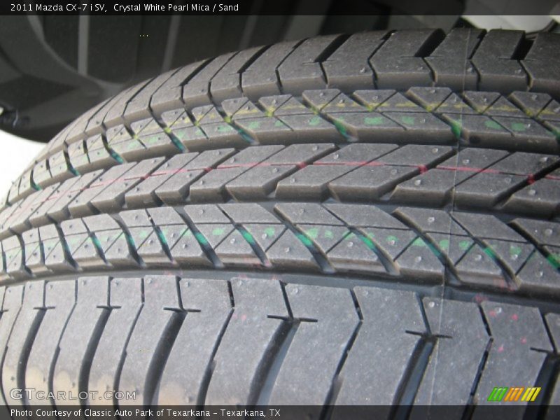Crystal White Pearl Mica / Sand 2011 Mazda CX-7 i SV