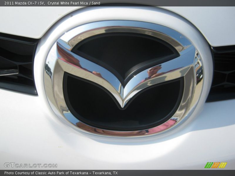 Crystal White Pearl Mica / Sand 2011 Mazda CX-7 i SV