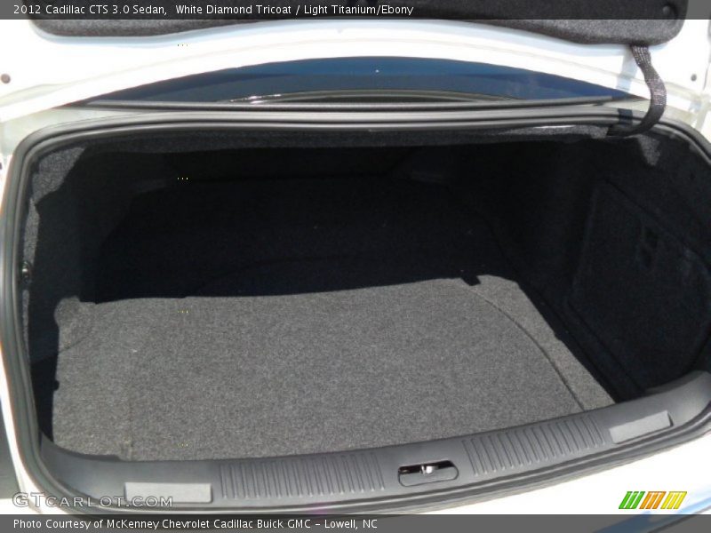 White Diamond Tricoat / Light Titanium/Ebony 2012 Cadillac CTS 3.0 Sedan