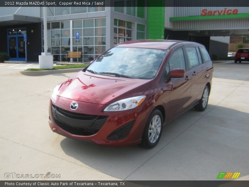 Copper Red Mica / Sand 2012 Mazda MAZDA5 Sport