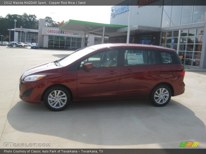 Copper Red Mica / Sand 2012 Mazda MAZDA5 Sport