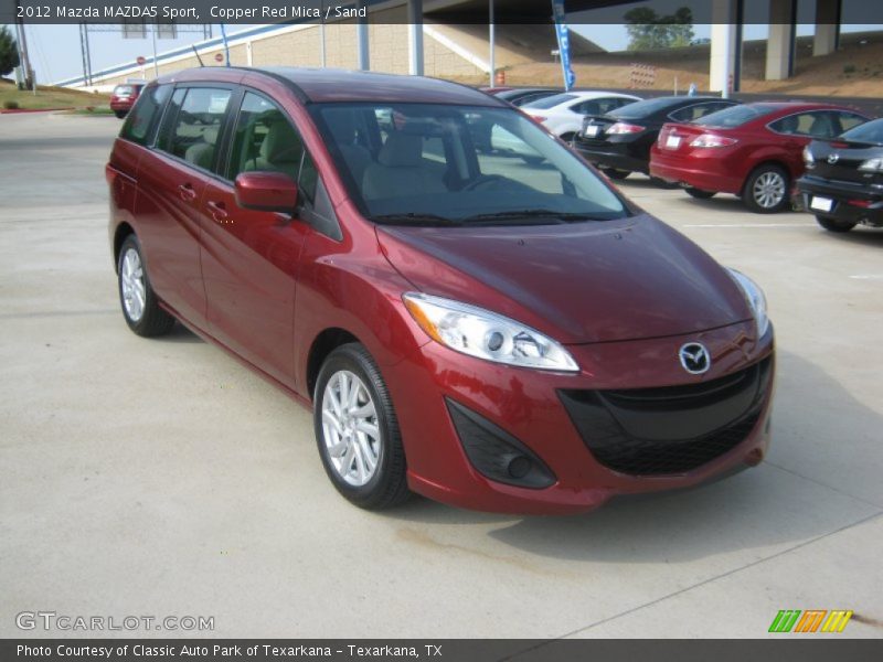 Copper Red Mica / Sand 2012 Mazda MAZDA5 Sport