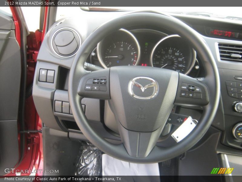 Copper Red Mica / Sand 2012 Mazda MAZDA5 Sport