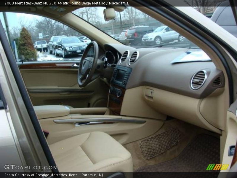 Sand Beige Metallic / Macadamia 2008 Mercedes-Benz ML 350 4Matic