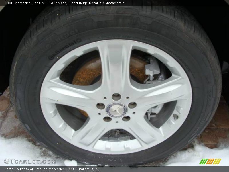 Sand Beige Metallic / Macadamia 2008 Mercedes-Benz ML 350 4Matic