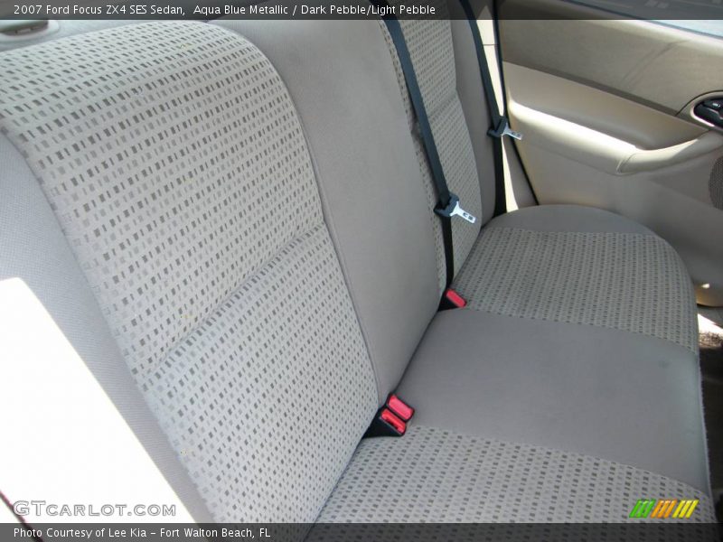 Aqua Blue Metallic / Dark Pebble/Light Pebble 2007 Ford Focus ZX4 SES Sedan