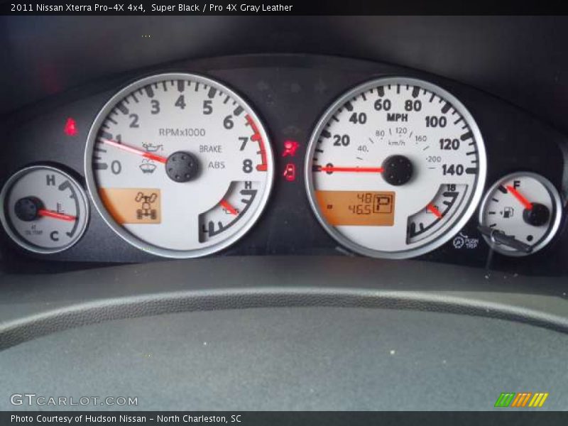 Super Black / Pro 4X Gray Leather 2011 Nissan Xterra Pro-4X 4x4