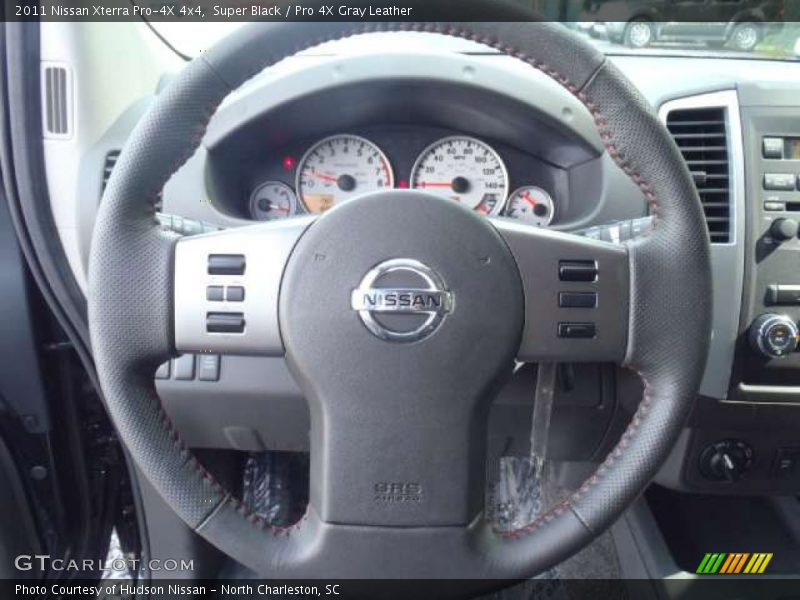 Super Black / Pro 4X Gray Leather 2011 Nissan Xterra Pro-4X 4x4