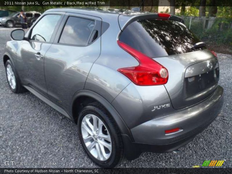 Gun Metallic / Black/Red w/Red Trim 2011 Nissan Juke SL