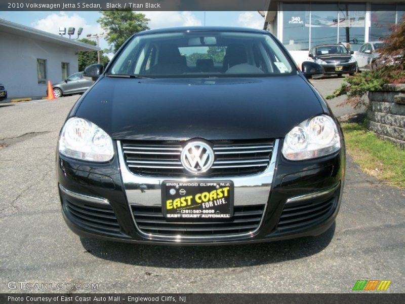 Black / Titan Black 2010 Volkswagen Jetta S Sedan