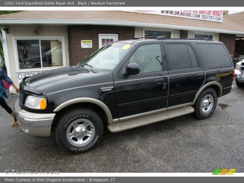 Black / Medium Parchment 2002 Ford Expedition Eddie Bauer 4x4