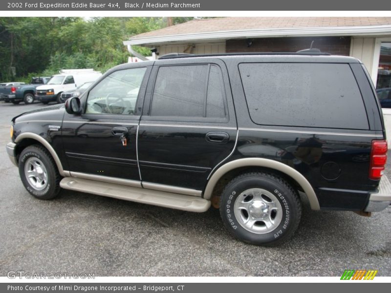 Black / Medium Parchment 2002 Ford Expedition Eddie Bauer 4x4