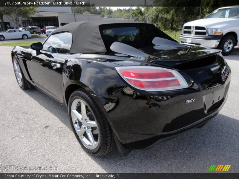 Black Onyx / Black 2007 Saturn Sky Roadster