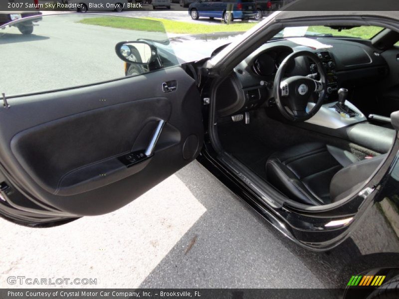 Black Onyx / Black 2007 Saturn Sky Roadster