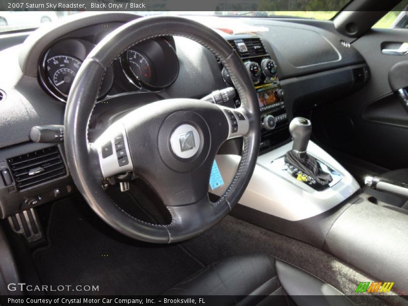 Black Onyx / Black 2007 Saturn Sky Roadster