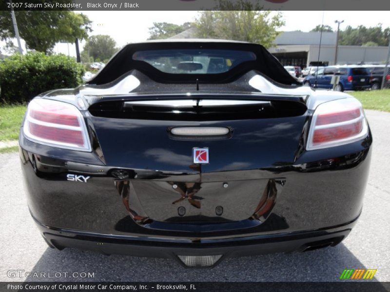 Black Onyx / Black 2007 Saturn Sky Roadster