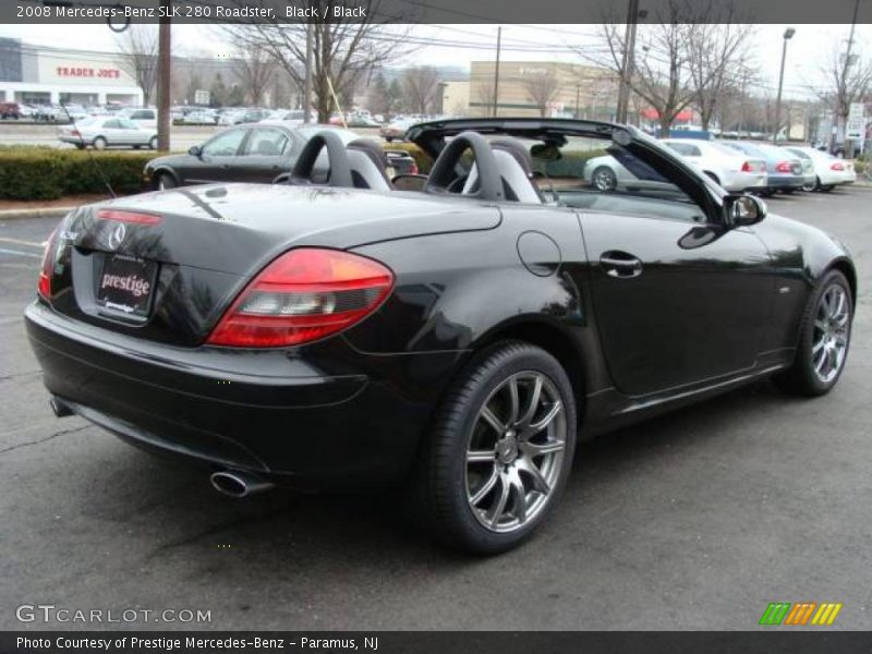 Black / Black 2008 Mercedes-Benz SLK 280 Roadster