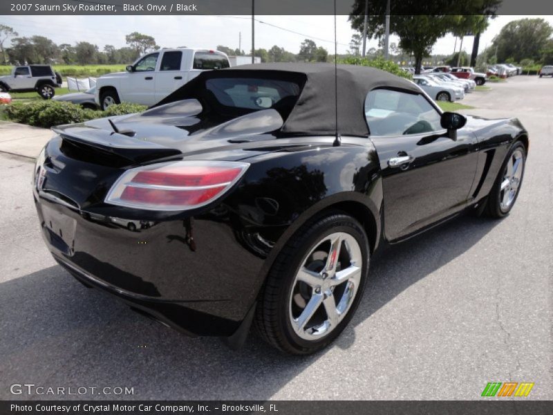 Black Onyx / Black 2007 Saturn Sky Roadster