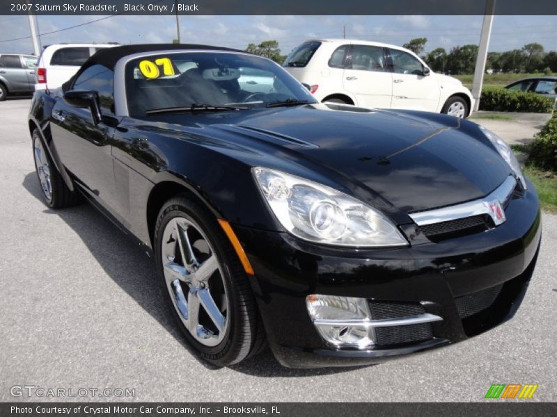 Black Onyx / Black 2007 Saturn Sky Roadster