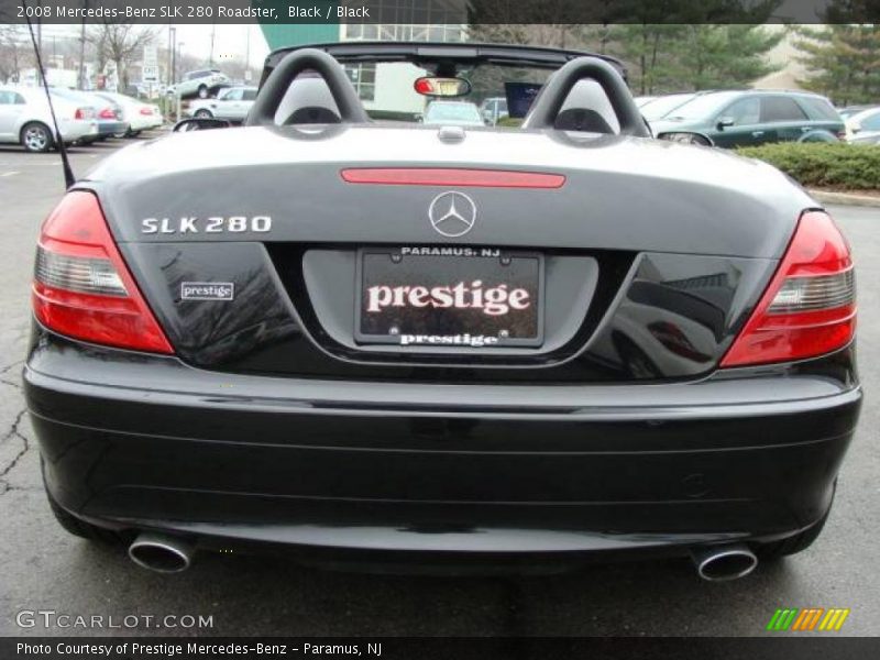 Black / Black 2008 Mercedes-Benz SLK 280 Roadster