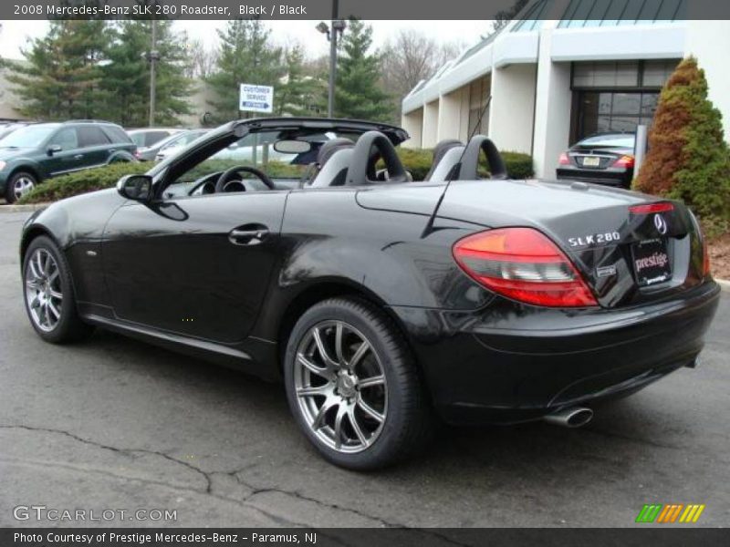 Black / Black 2008 Mercedes-Benz SLK 280 Roadster
